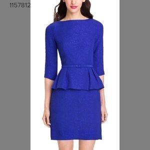 Nanette Lepore silk peplum dress
