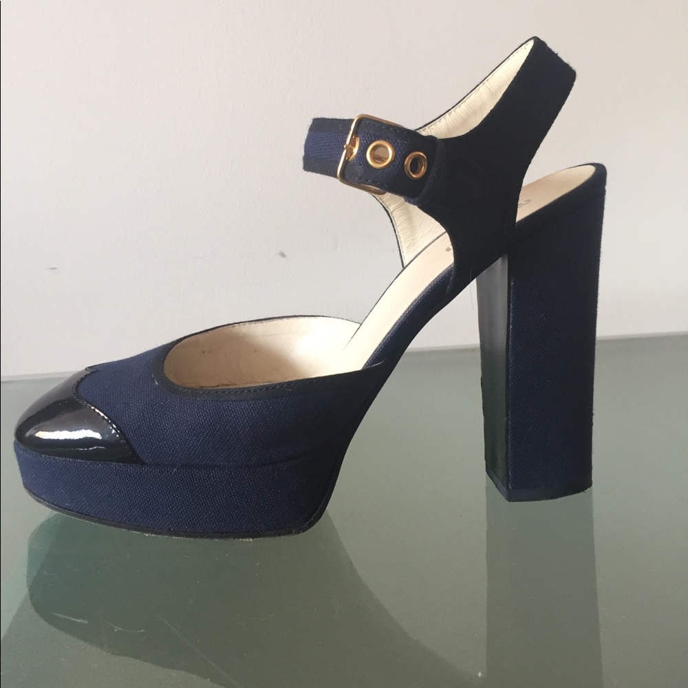 Miu Miu platform heels.