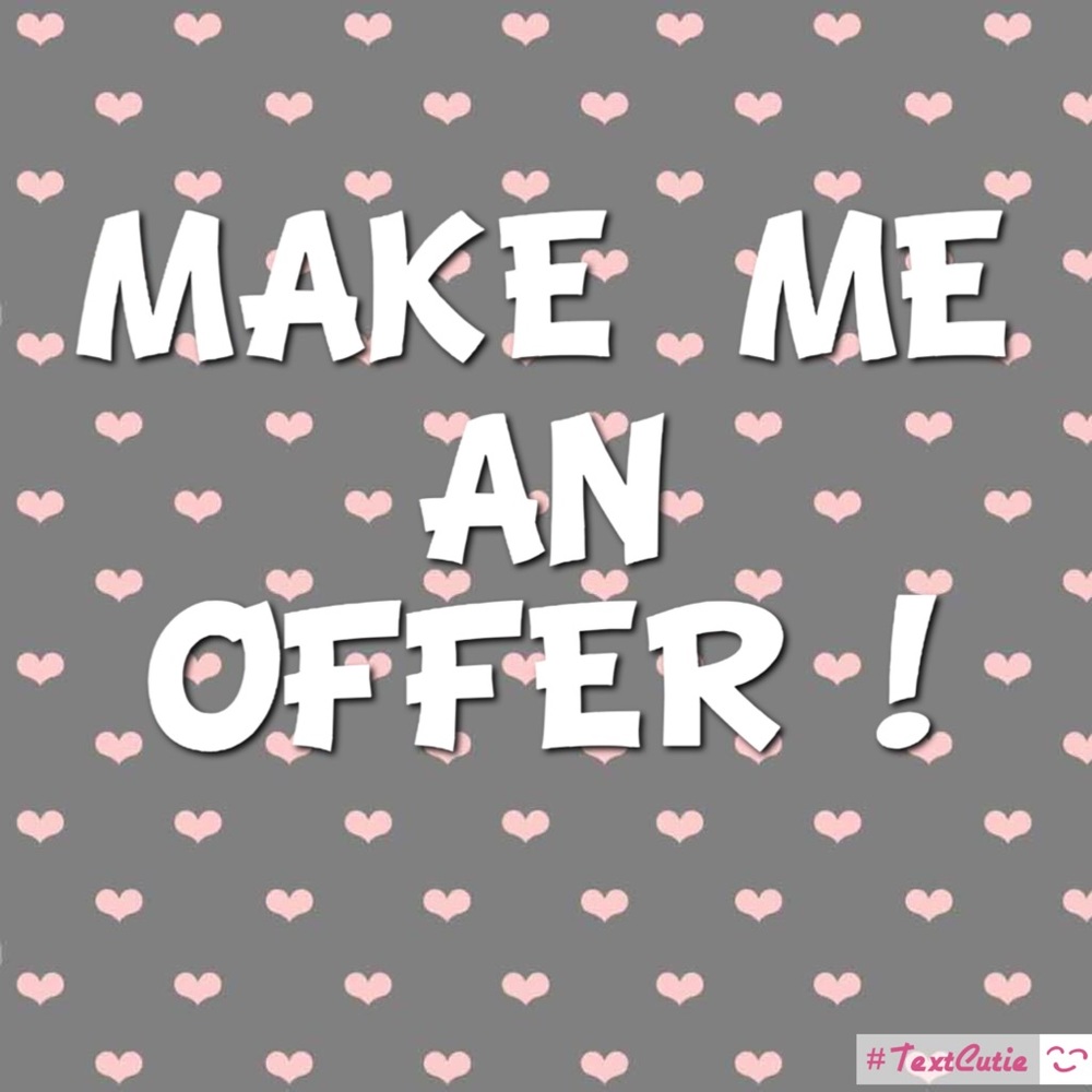 like an item but not the price !? MAKE ME AN OFFER