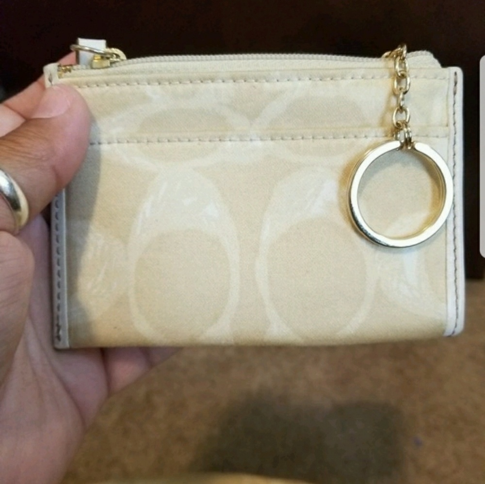 Coach keychain wallet