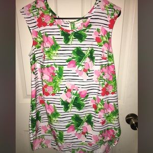 Striped & Floral Merona Top