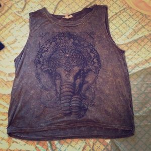 Crop top tank top