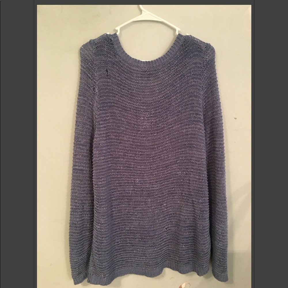 Blue Knitted Sweater