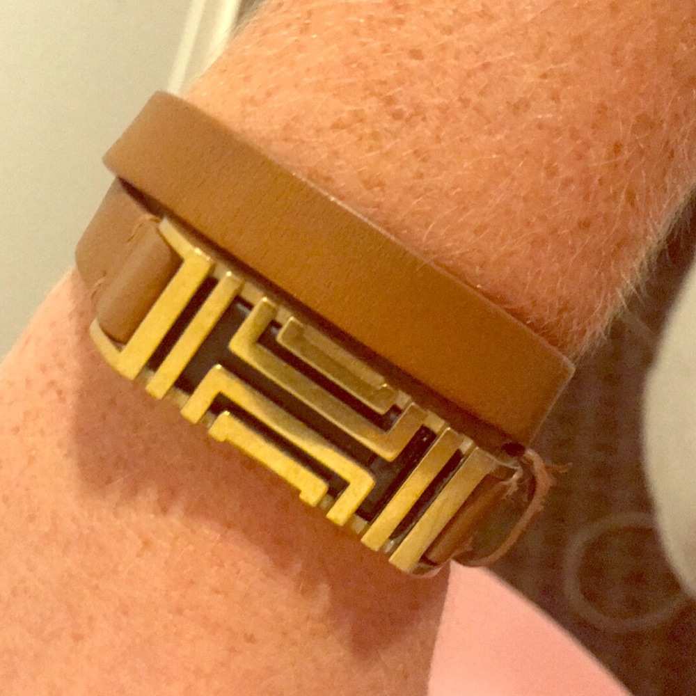Tory burch for Fitbit leather wrap band