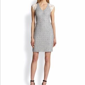 Rebecca Taylor Tweed and Lace dress size 4