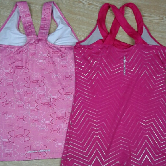 2 women's UNDER ARMOUR workout tops. MEDIUM - Picture 8 of 8