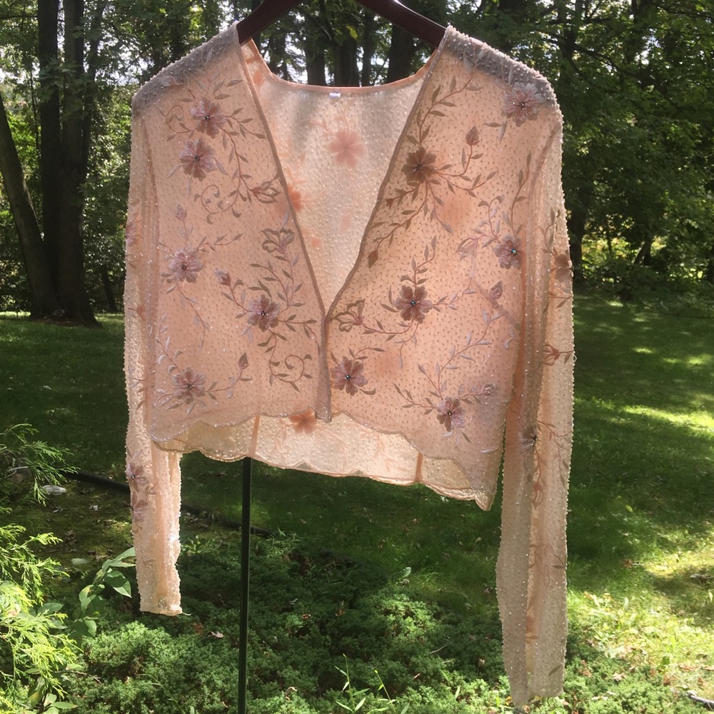 Gown + matching jacket, French collection - Picture 2 of 16