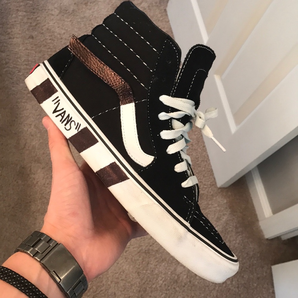 Custom off-white vans