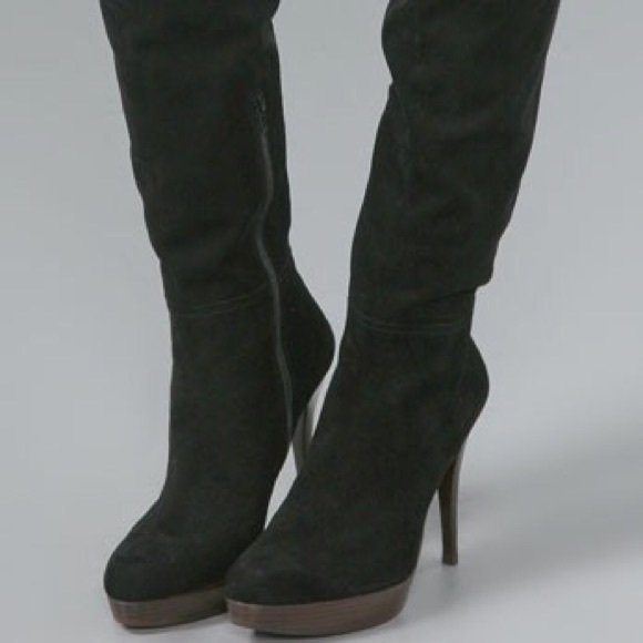 Stuart Weitzman Over the Knee Suede boots Size 6.5 - Picture 7 of 8