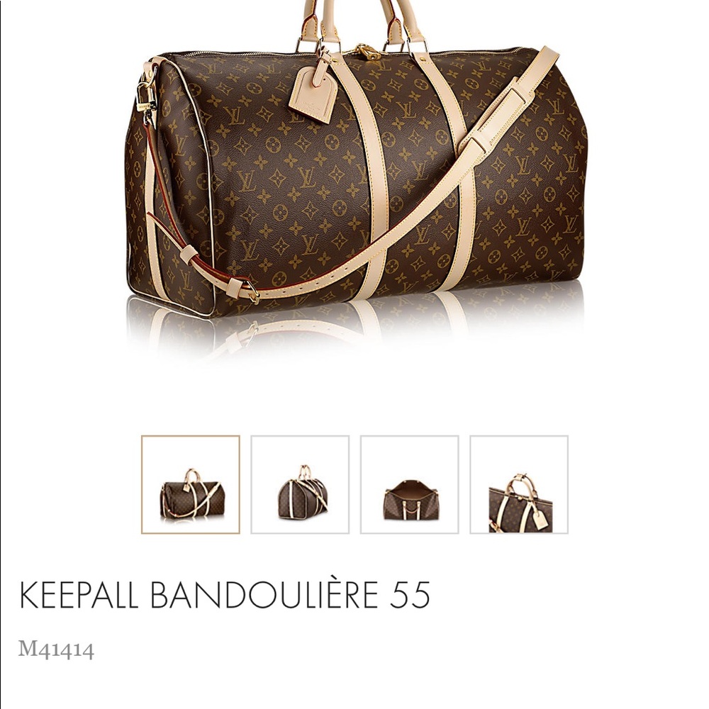 Louis Vuitton 55cm Keepall with Strap
