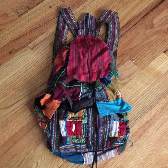 hippie boho backpack