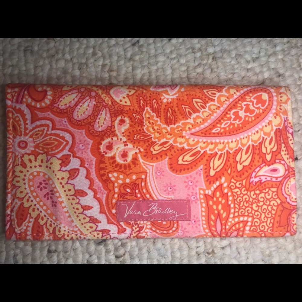 Vera Bradley checkbook cover
