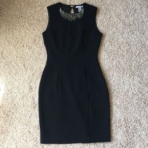 H&M Black Silhouette sleeveless formal dress