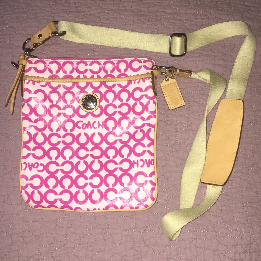 Pink COACH Crossbody Purse (Half Price!)