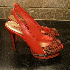 Zahara leather sandals platform