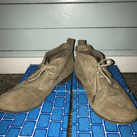 Shoes - Brown suede ankle boots