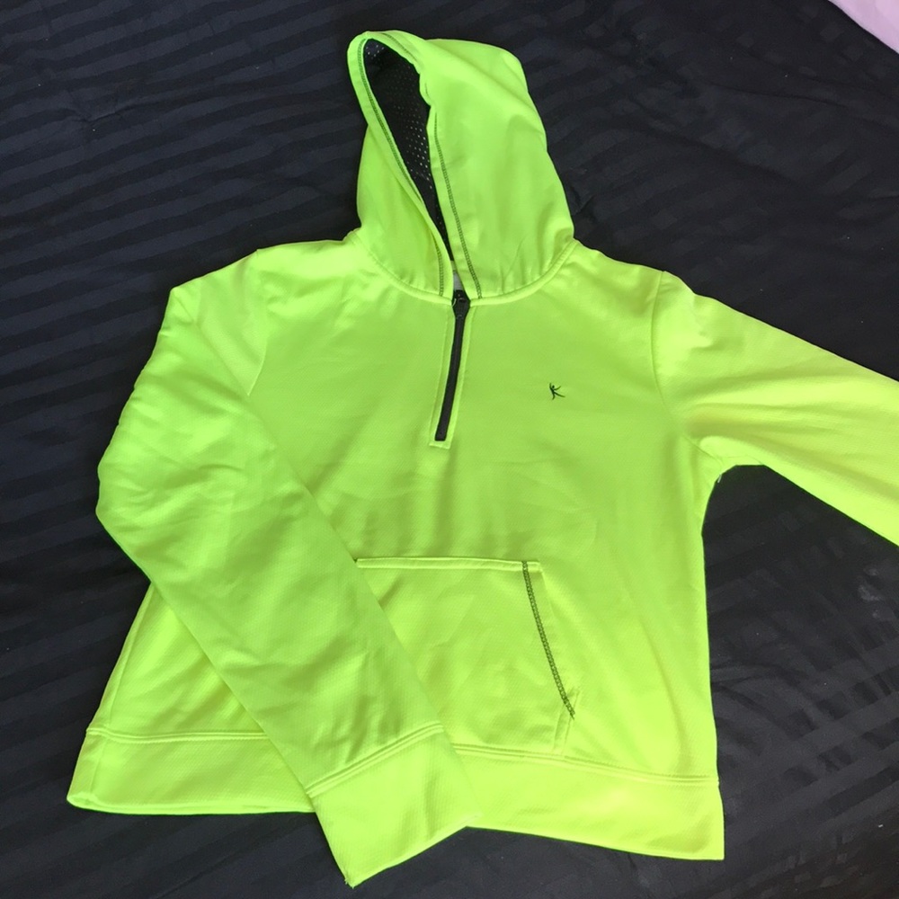Neon Yellow Athletic Pullover