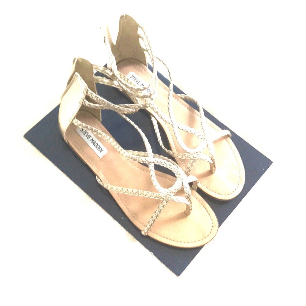 Gold Steve Madden Gladiator Sandals size 11