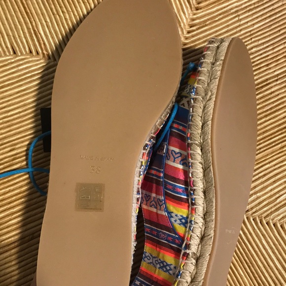Tabitha Simmons - Sebille Linen & Suede Ankle Wrap Espadrille Tabitha Simmons Espadrilles