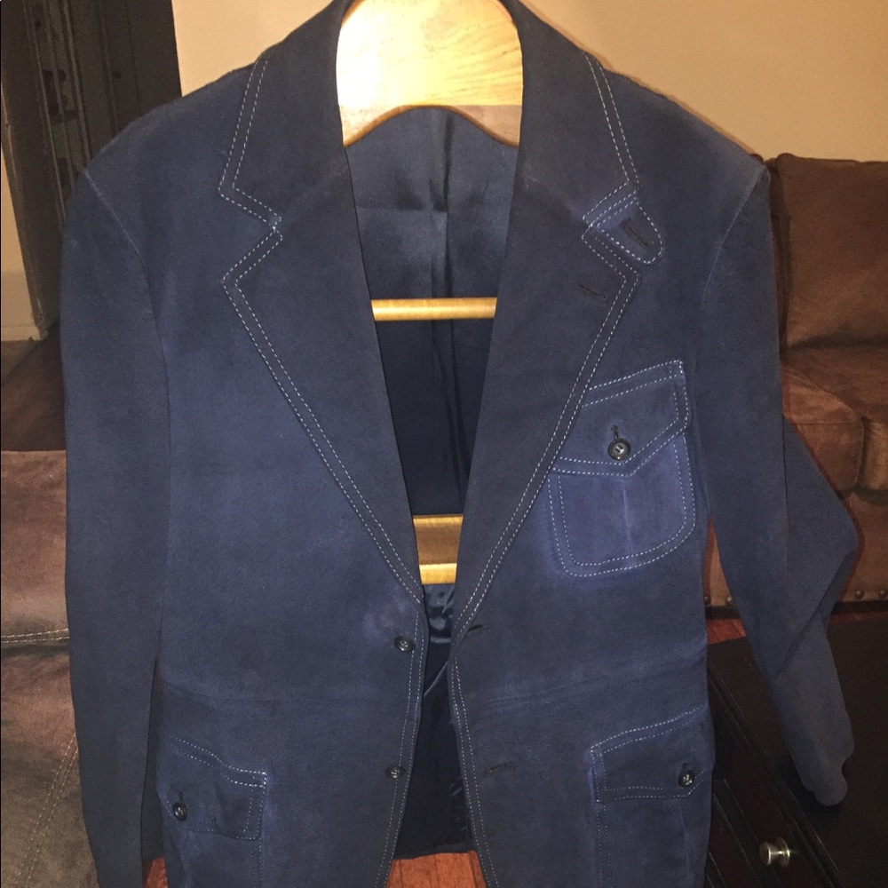Vintage suede blazer