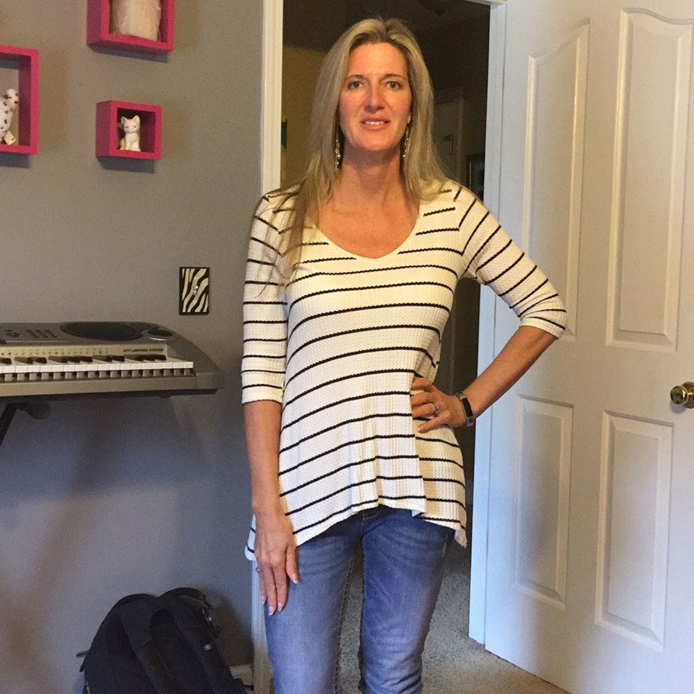 Navy stripes