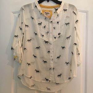 Cute button up from anthropologie