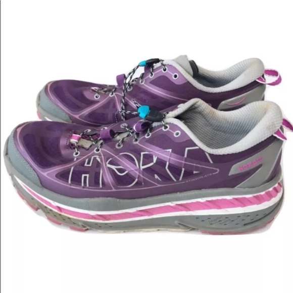 hoka purple shoes