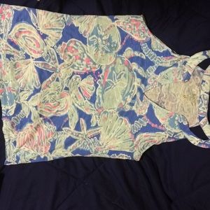 Lilly Pulitzer sea treasures top 🌊🐚