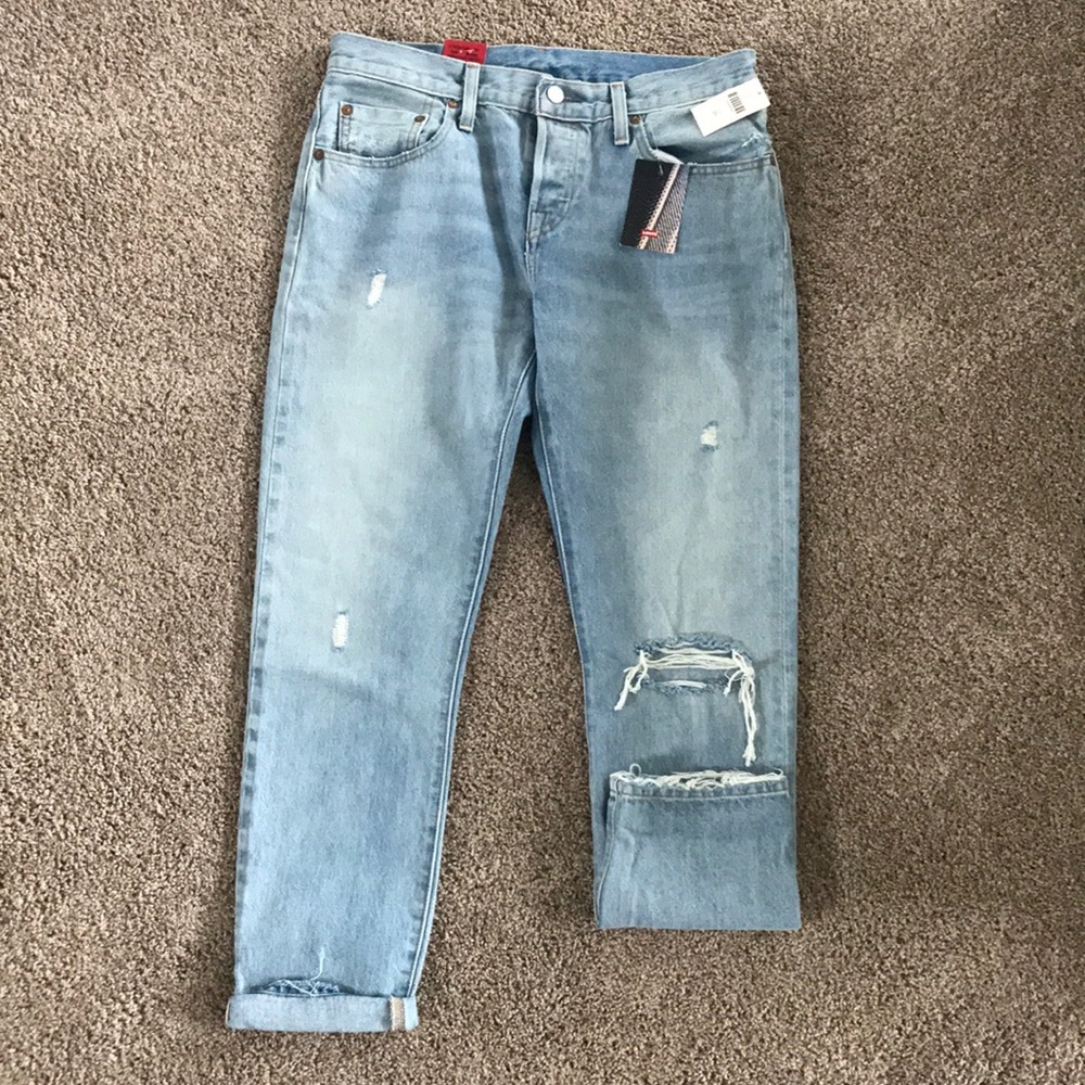 Anthropologie Levi's 501CT Denim
