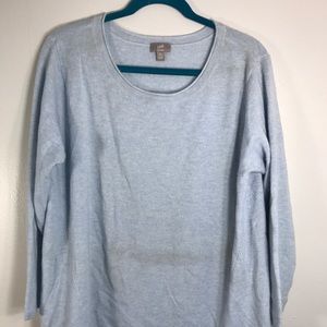SOLD! J. Jill light blue cashmere sweater