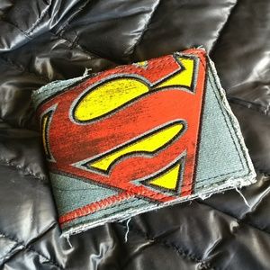 Superman denim wallet