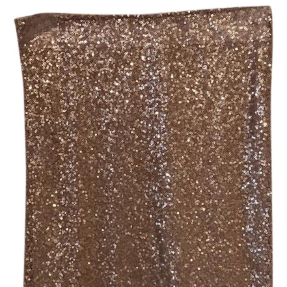 Rosegold sequin pencil skirt
