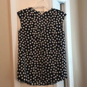 J. Crew silk cap sleeve top