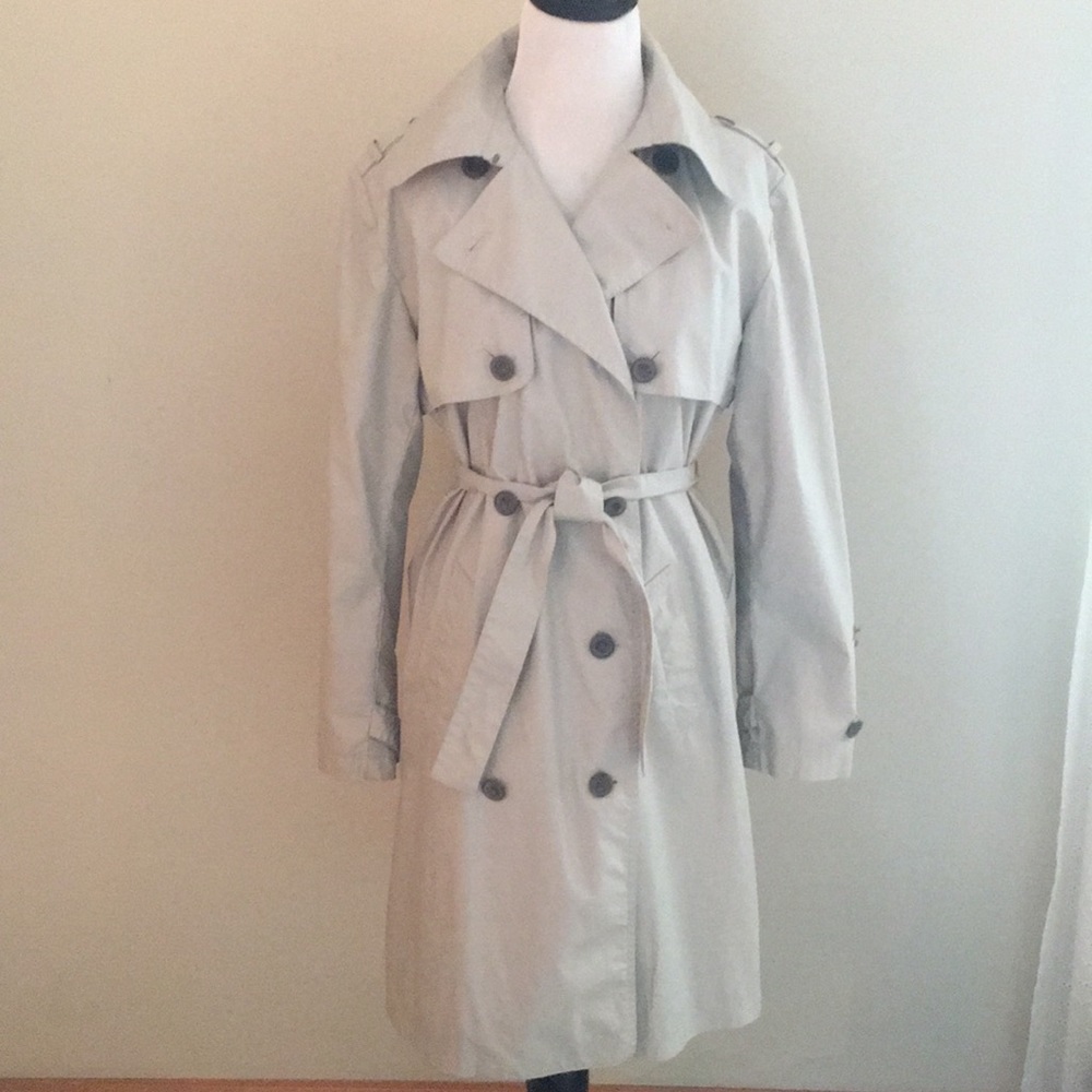 Boden Garnet Hill Tan Trench Coat S