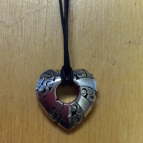 Brighton Heart Necklace on 16" cord. - Picture 3 of 5