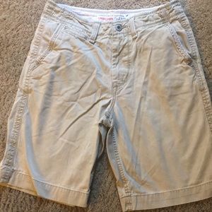 Tan khaki flat front sz 32