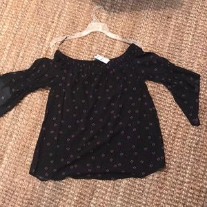 Cute Express floral off the shoulder top