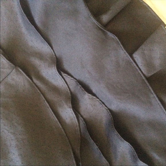 Ruffle Satin Mini Skirt - Picture 3 of 5