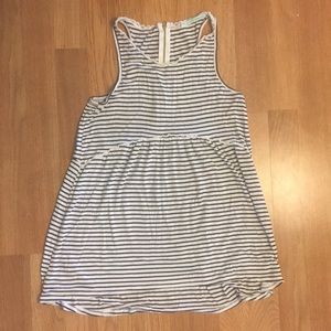 Babydoll Striped Blouse