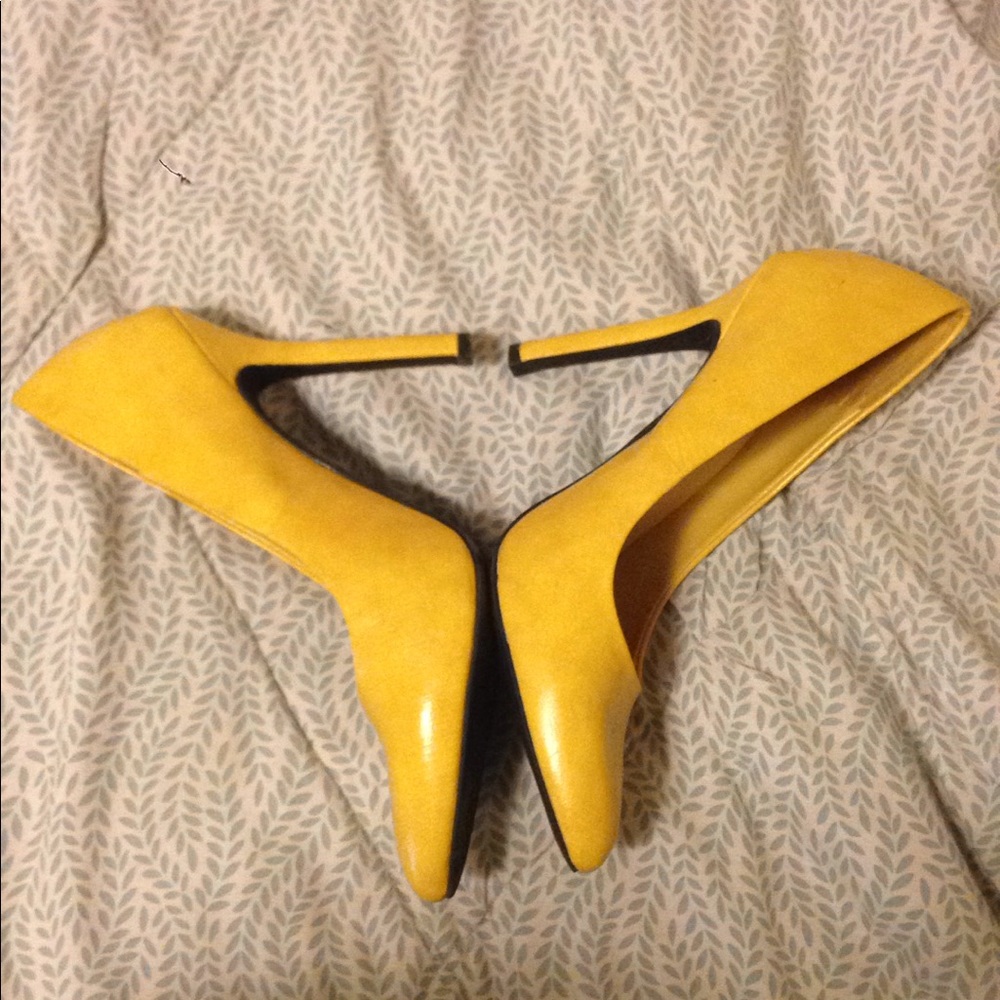 Yellow heels