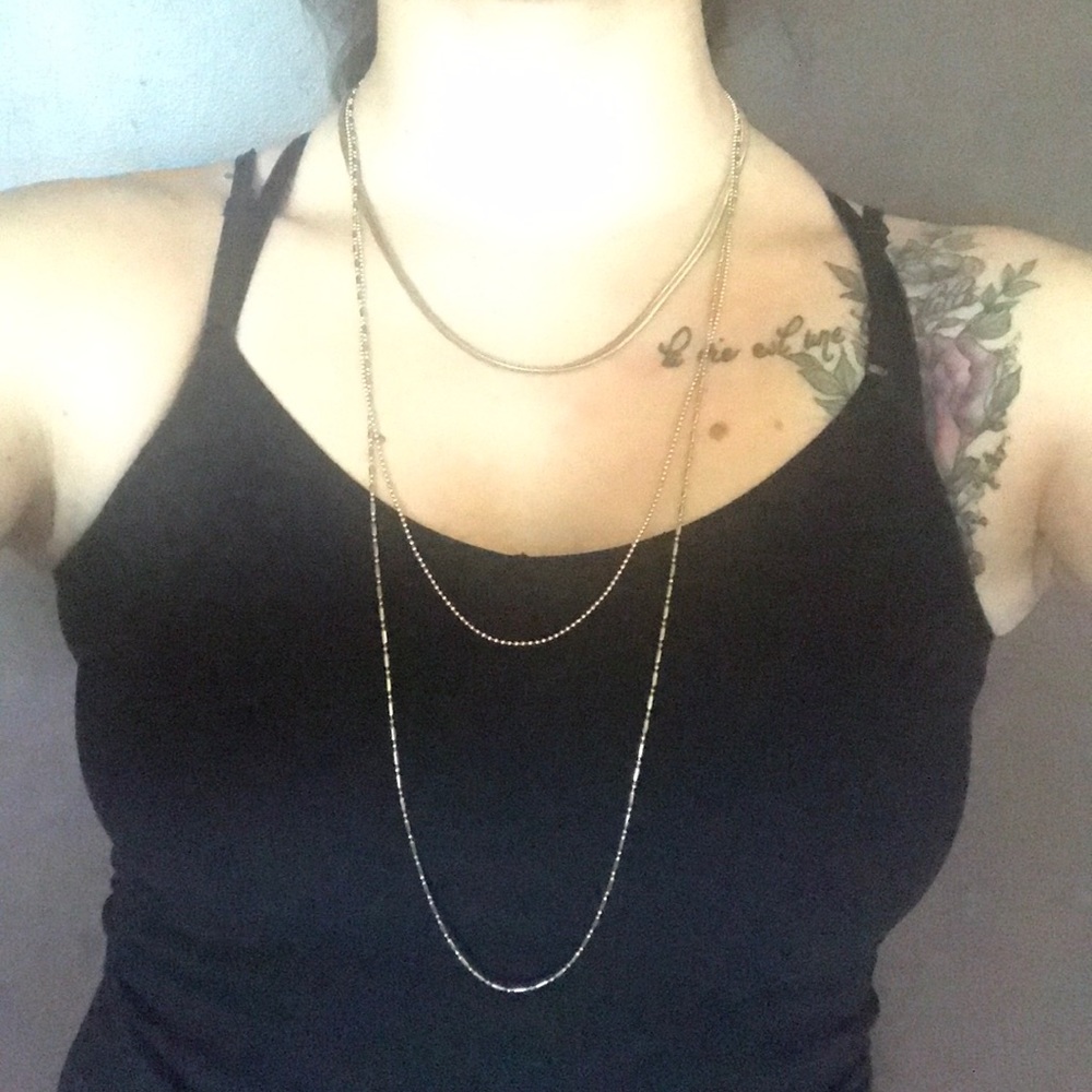 Long chain necklace