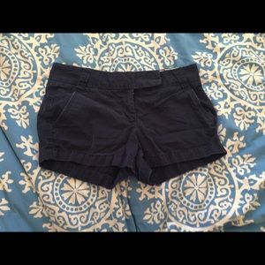Jcrew navy blue chino shorts