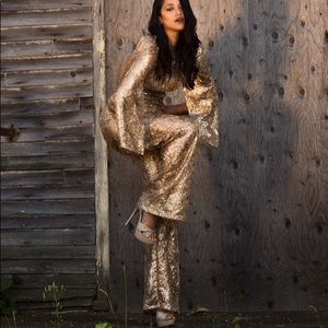 Gold Romper