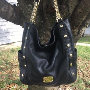 MICHAEL KORS LG TOTE WITH STUDS AND CHAIN STRAPS