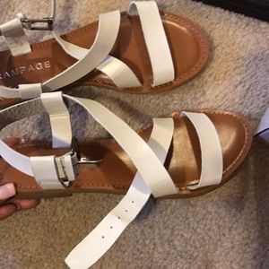 Never Worn White Sandals