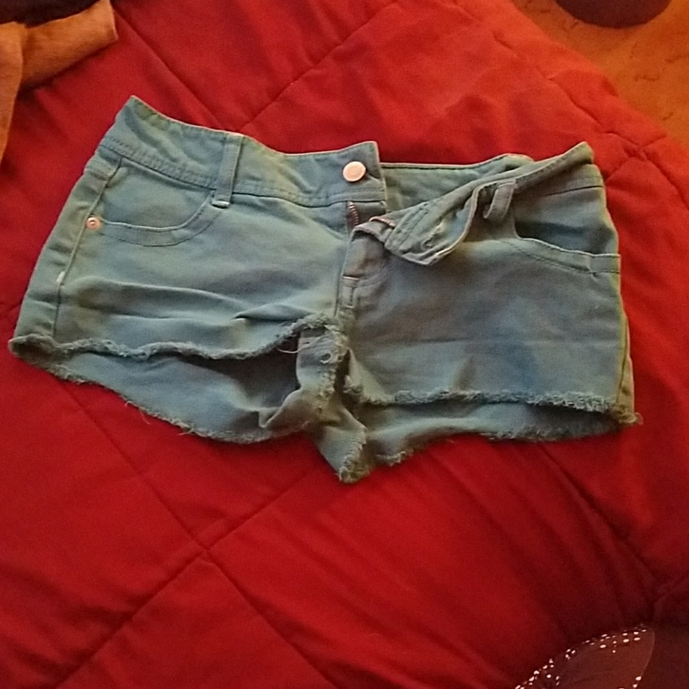 Blue shorts
