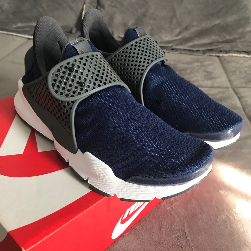 Blue Nike Sock Dart Shoes