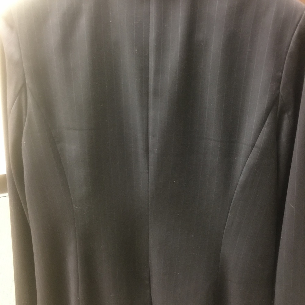 Classic navy with baby blue Pin stripe jacket - Picture 3 of 3