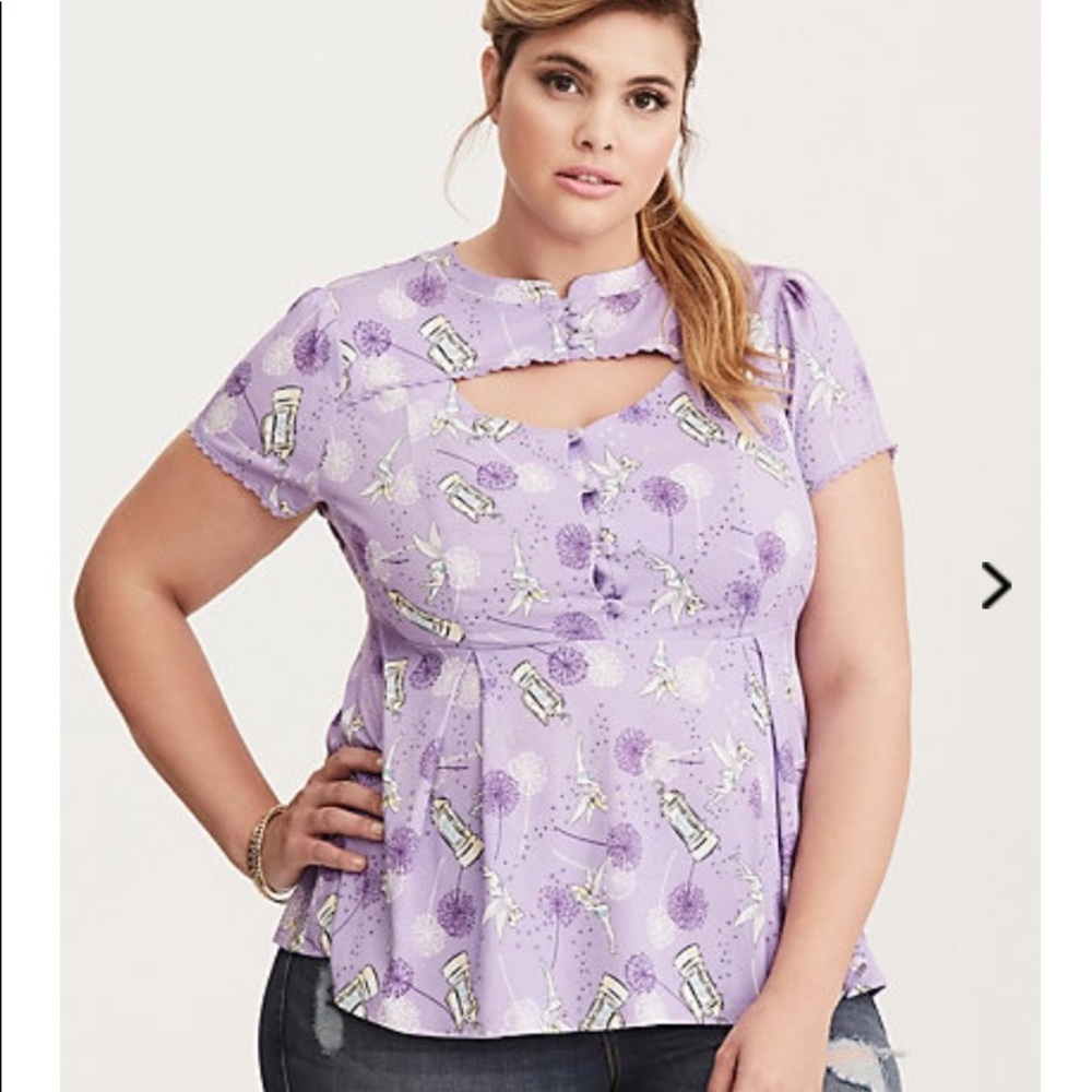 Torrid Disney Peplum top size 2