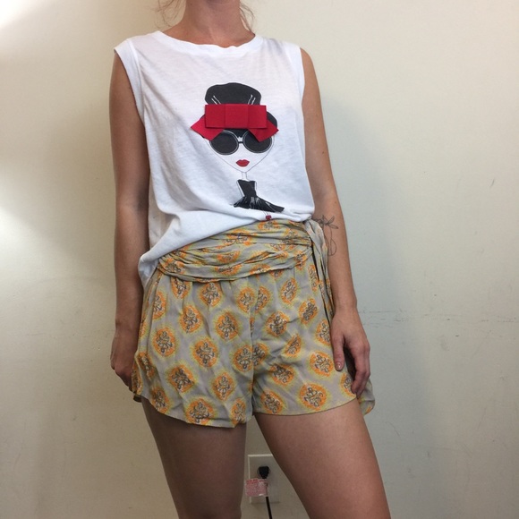 Free People Pants - NWT Free People Sand Extreme Wrap Boho Shorts